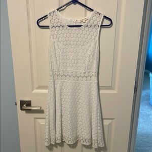 Rebellion White Sleeveless Sundress